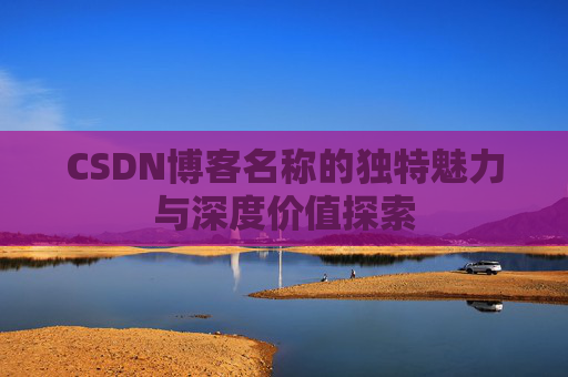 CSDN博客名称的独特魅力与深度价值探索