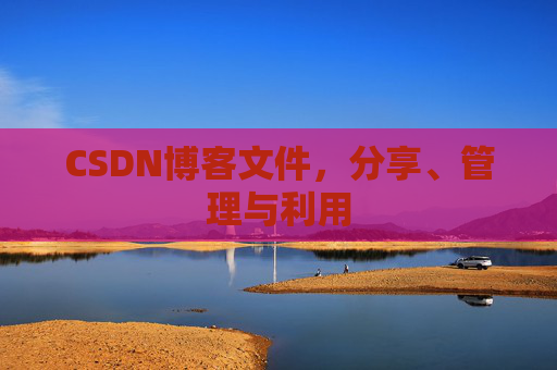 CSDN博客文件，分享、管理与利用